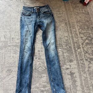 BKE Women's Faded Blue Skinny Jeans  size 23